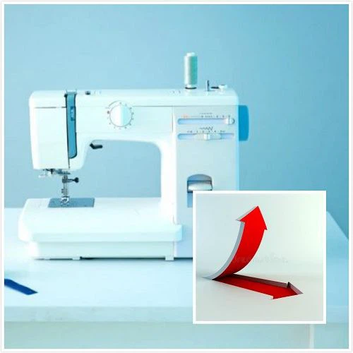 The price for sewing machine goes up The price for sewing machine goes up