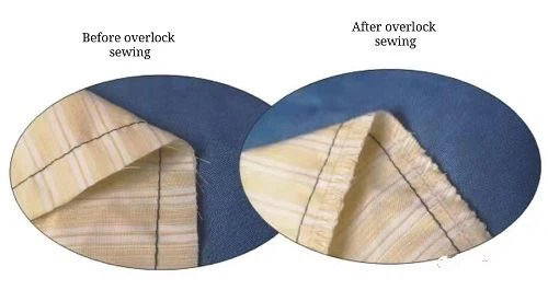 before and after overlock