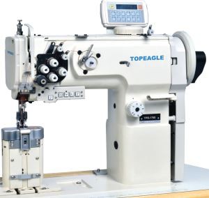 Post bed leather sewing machine